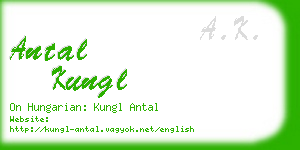 antal kungl business card